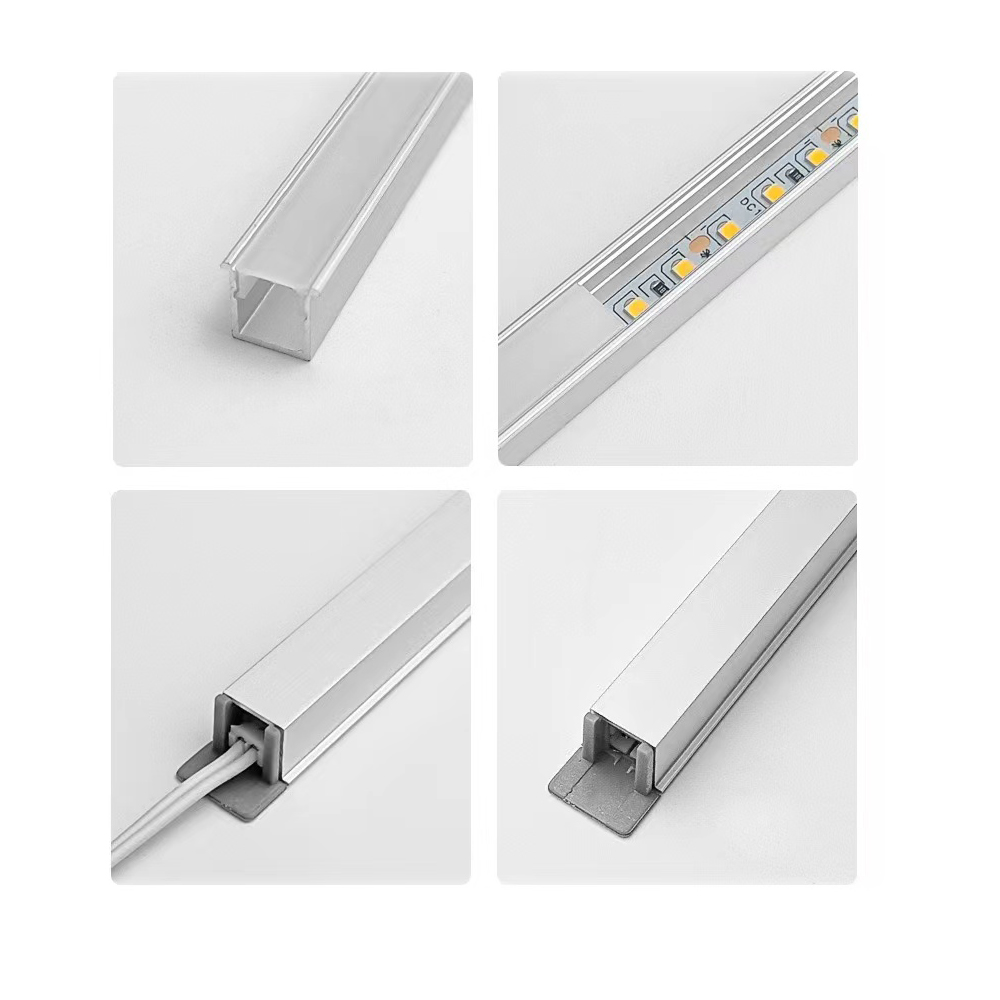 Embedded Motion Sensor Slim Profile Removable Under Led Cabinet Light Bar For Shelf Closet Display Lighting