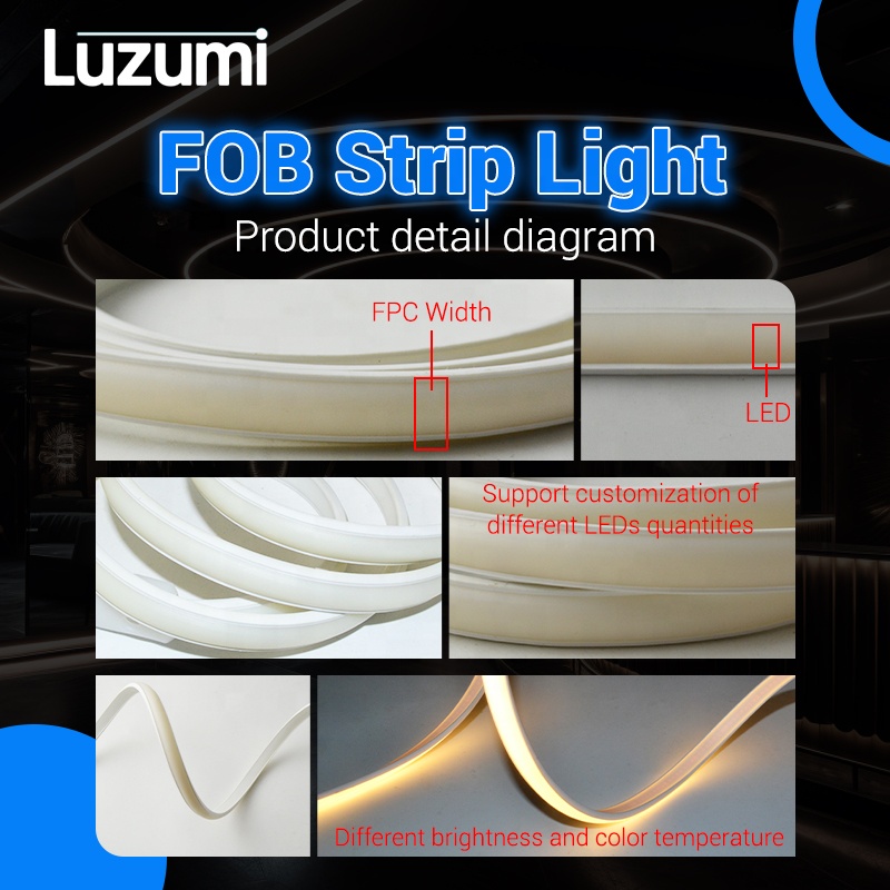 Most Popular Epistar Dream Color Flexible COB LED Strip Light High Density COB Strip Outdoor Waterproof Factory Direct