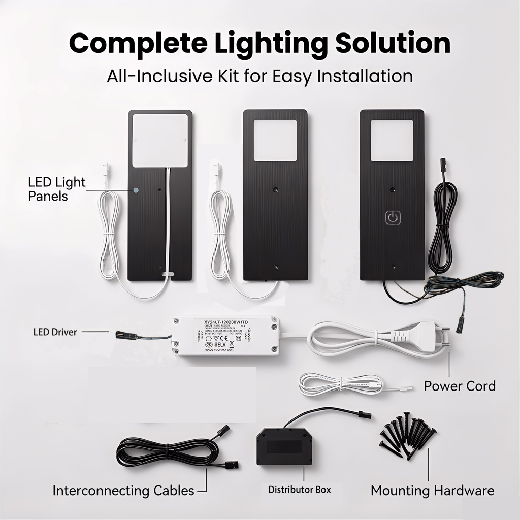 Cabinet 24V LED Spot Light Brushed 3000K Warm White Plastic Shade Cabinet 3-Year Warranty High Efficient Energy Class D Ra>90