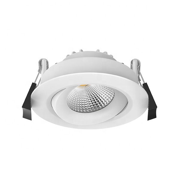 Aluminum AC LED Downlight Adjustable Dimmable SMD Recessed IP54 Rated 5-Year Warranty Office Use