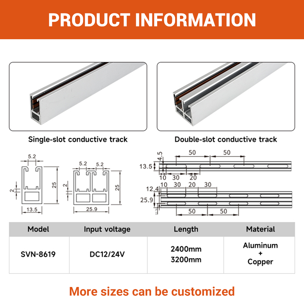 Low Voltage 12V 24V Wire Free Conductive LED Magnetic Track Rail Cabinet Light System For Retail Display Showcase