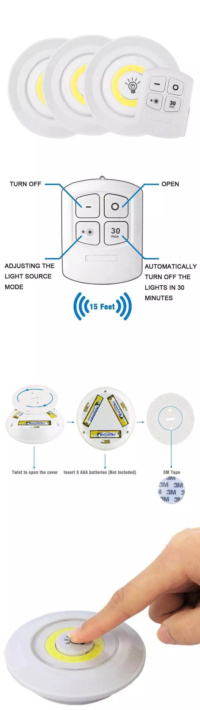 COB LED Puck Lights Features