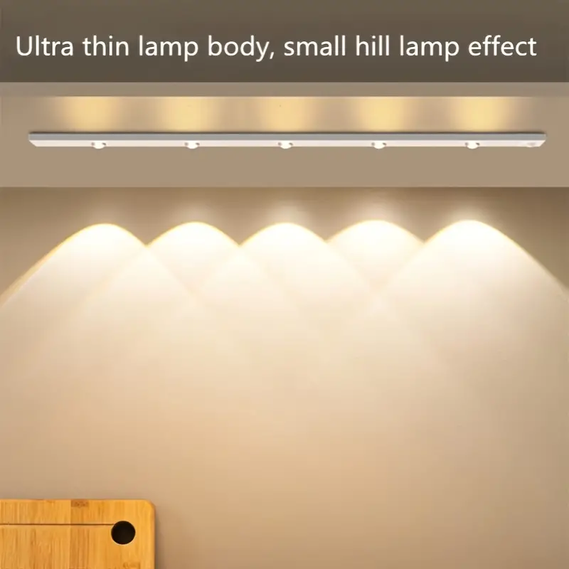 USB Charge PVC 2W Wall Cabinet Sensor Light Motion Sensor Led Motion Sensor Light Indoor