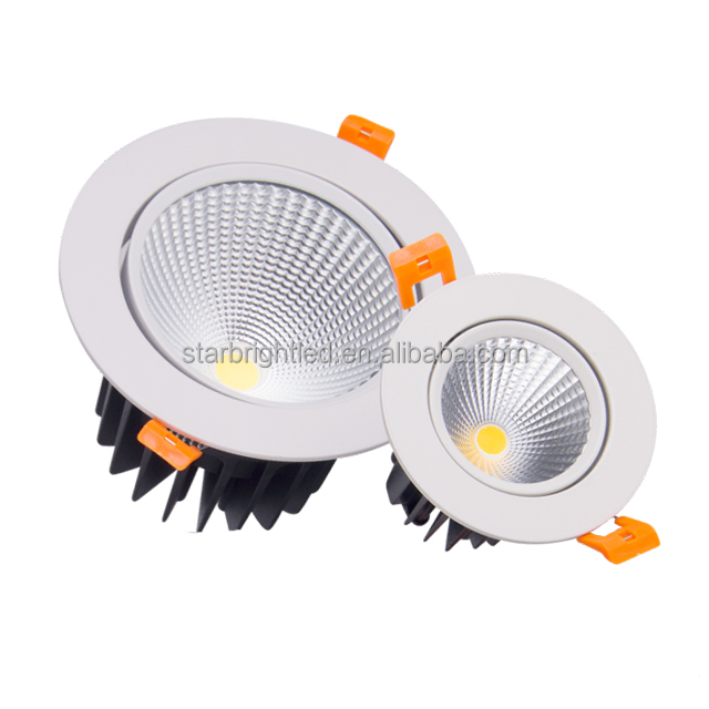 Factory Price Adjustable 10W-40W COB LED Ceiling Downlight Spot Light Modern Design Aluminum Housing LED Downlight
