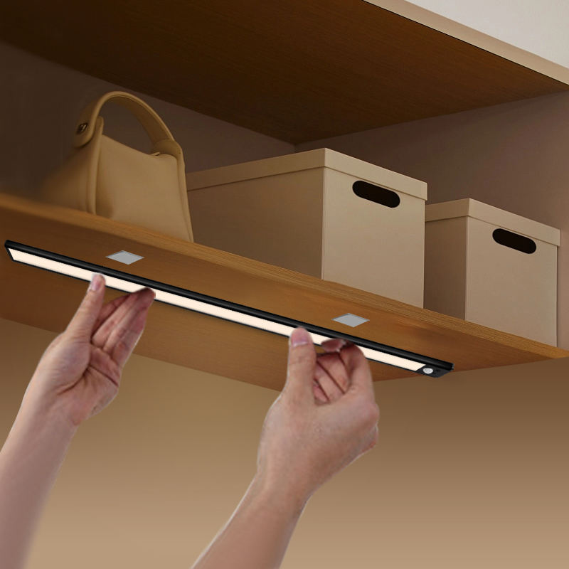 Spot Goods Home Wireless Rechargeable Led Motion Sensor Lighting Under Bar Wardrobe Closet Cabinet Lights Lamp Ceiling Lamp