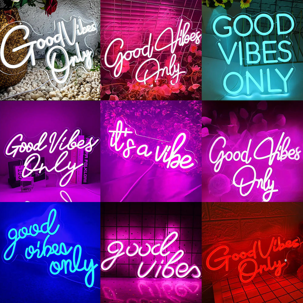 Fast Delivery Dropshipping Custom LED Neon Sign Acrylic Advertising Decoration With Remote Control IP67 Waterproof For Parties