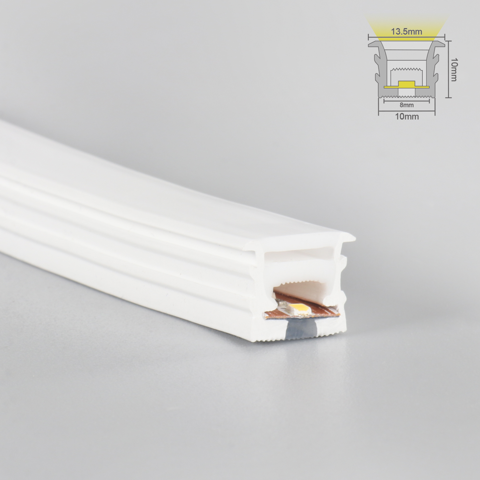 N1010T-FCFS Waterproof RGB LED Neon Strip Light for Bar Bridge Buildings & Swimming Pool Landscape Lighting IP67 Rating