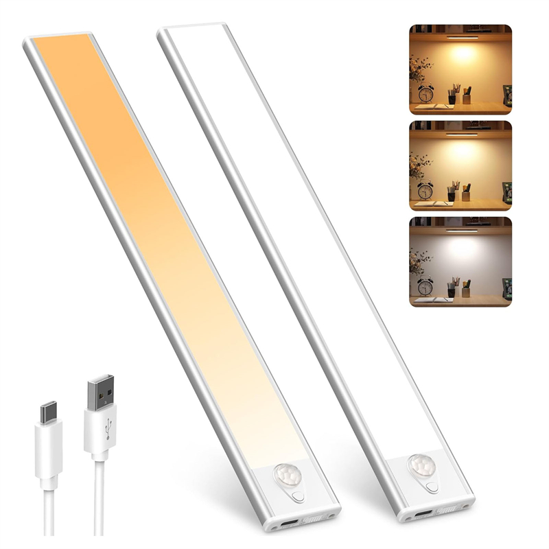 Spot Goods Home Wireless Rechargeable Led Motion Sensor Lighting Under Bar Wardrobe Closet Cabinet Lights Lamp Ceiling Lamp
