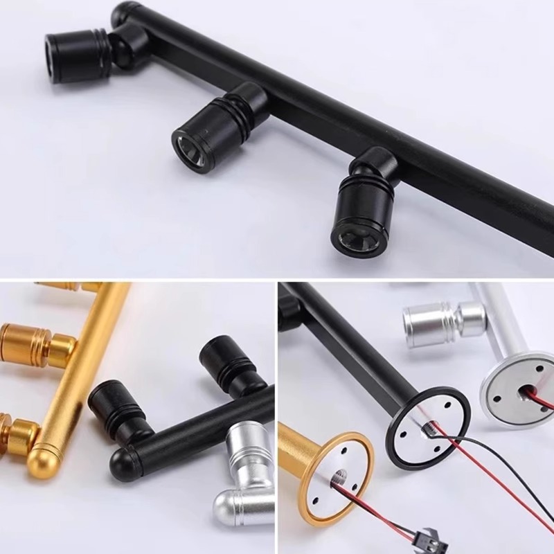 LED Vertical Spotlight Modern Design Jewelry Showcase Pole Display Light Factory Direct Sale Cabinet Lights