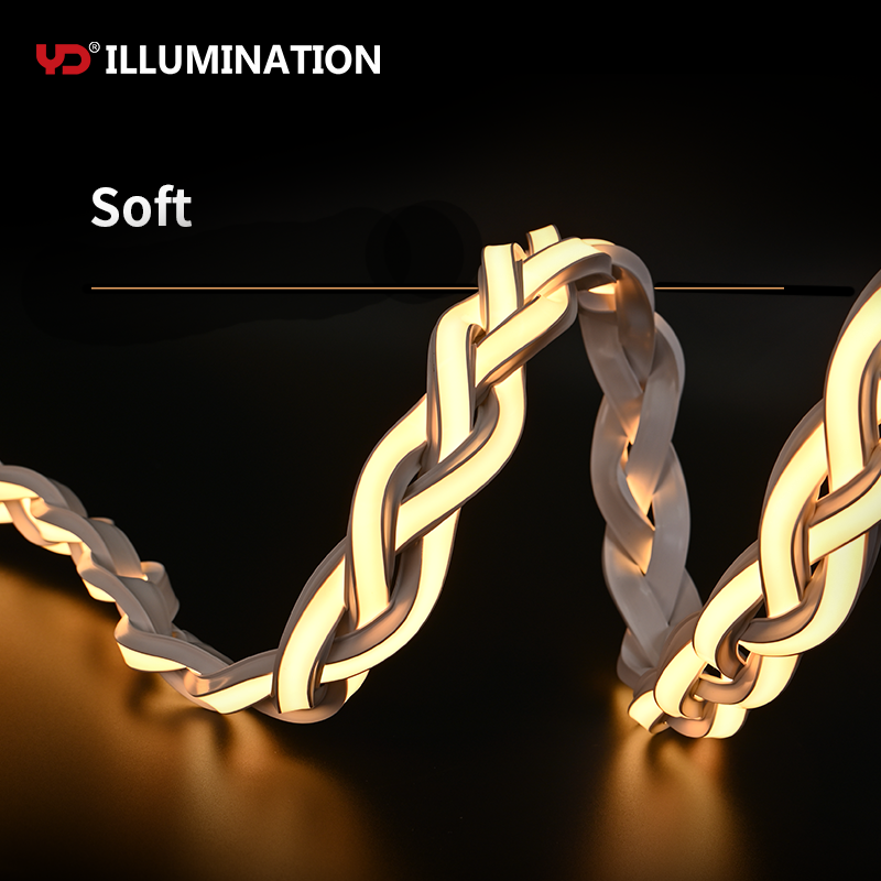 Outdoor Waterproof LED Strip Light, Addressable Programmable LED Strip for Building Exterior