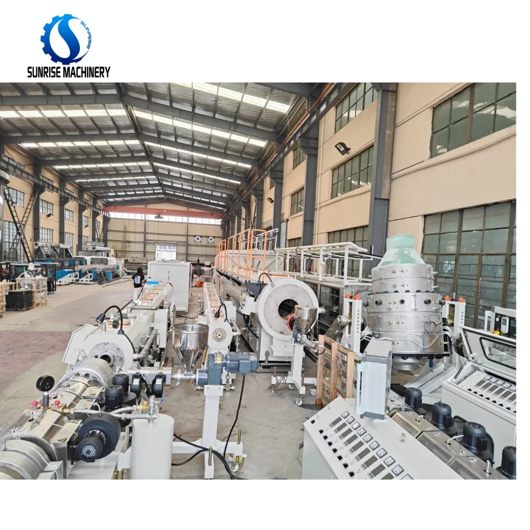 آلة تصنيع إنتاج أنابيب مرنة مزدوجة الجدران ومجاري من البلاستيك HDPE وPE وPP وUPVC وPVC وPPR وPex