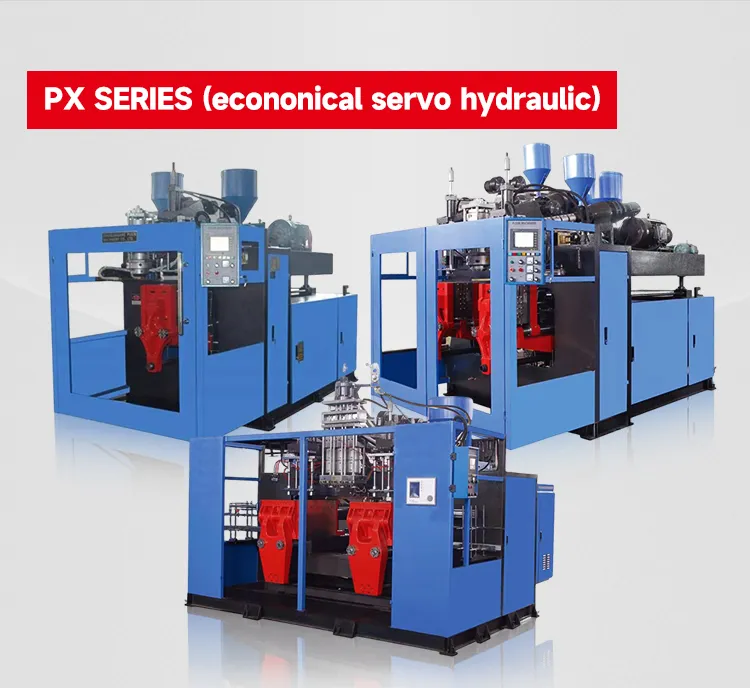 آلة تشكيل النفخ بالبثق التلقائي لصنع زجاجات HDPE