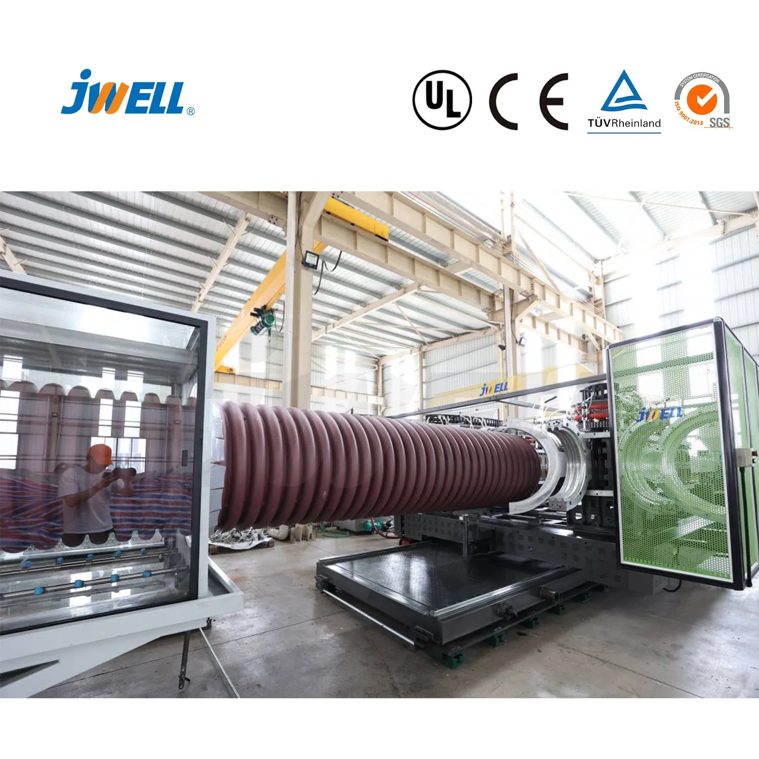 آلة إنتاج تصنيع الأنابيب من البلاستيك PVC/UPVC CPVC HDPE/PPR/LDPE/أنابيب الري بالتنقيط، أنابيب مجاري، أنابيب كابلات، أنابيب مموجة، سعر