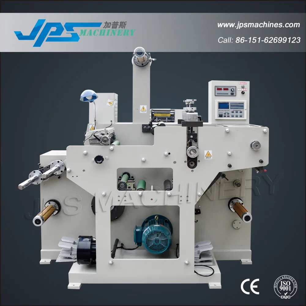 Jps-320c-Tr آلة قطع وقص وإعادة لف ورق طباعة الملصقات الفارغة الأوتوماتيكية / آلة قطع الملصقات الأوتوماتيكية رول