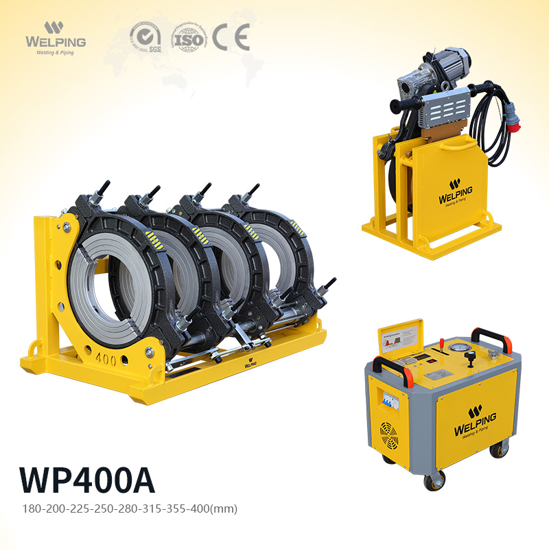 180-400mm آلة لحام أنابيب HDPE آلة لحام تركيبات أنابيب المياه HDPE لحام انصهار الأنابيب البلاستيكية Machine/20 سنوات من الخبرة