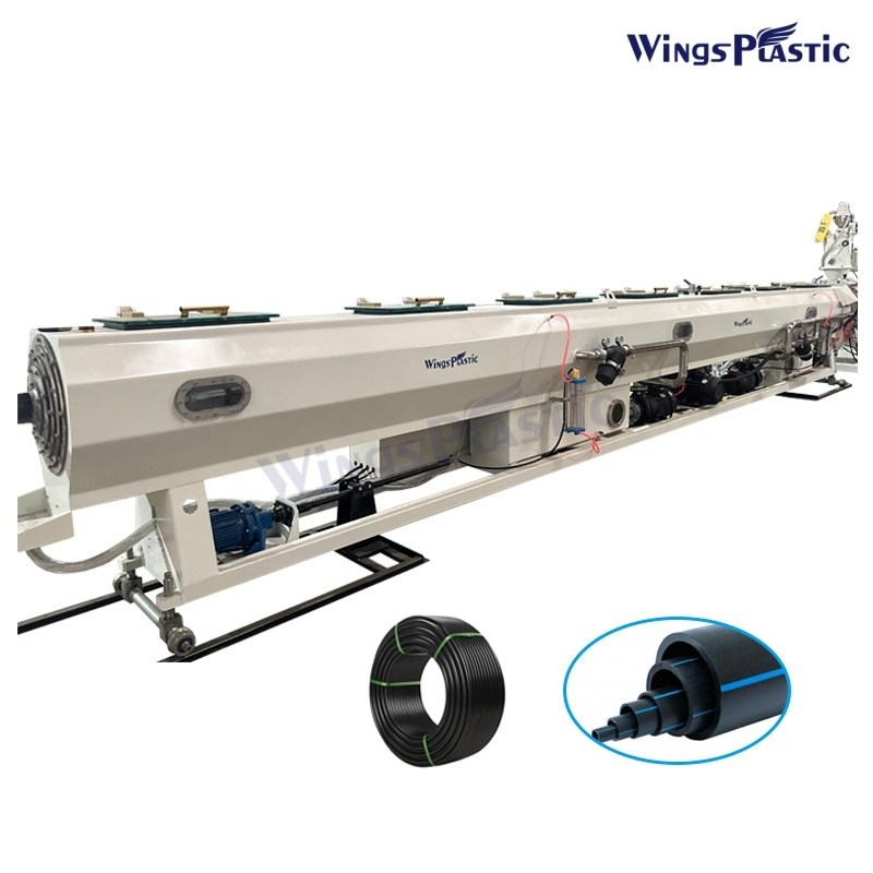 آلة إنتاج أنابيب البثق من البلاستيك عالي السرعة من وينغز من UPVC وCPVC وPVC-O وHDPE وPPR