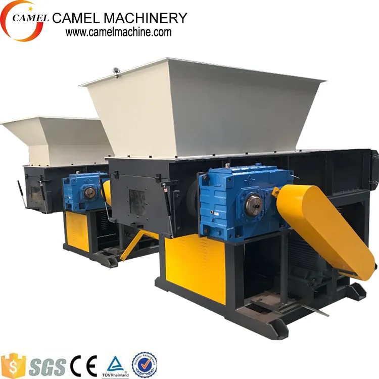 آلة تمزيق براميل أنابيب البلاستيك HDPE
