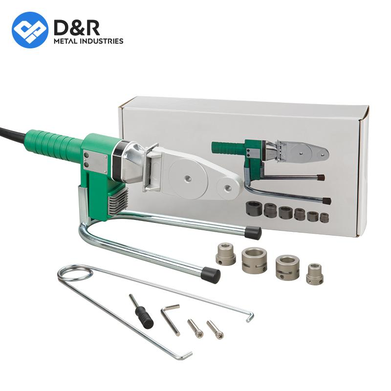 دي آر أفضل سعر 600W أدوات لحام الأنابيب البلاستيكية المحمولة 110V مجموعة أدوات لحام الأنابيب 800W آلة لحام بي بي آر 20~63mm لتجهيزات الأنابيب