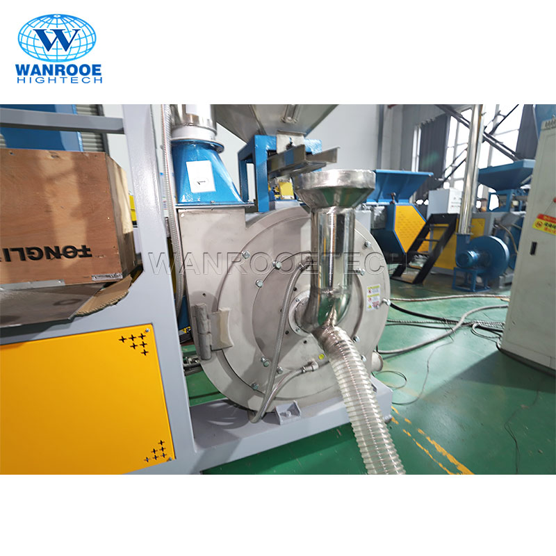 20-120mesh آلة طحن مسحوق البلاستيك لإعادة تدوير PP/PE/Pet/ABS/EVA/PVC/WPC/UPVC HDPE LDPE LLDPE نايلون
