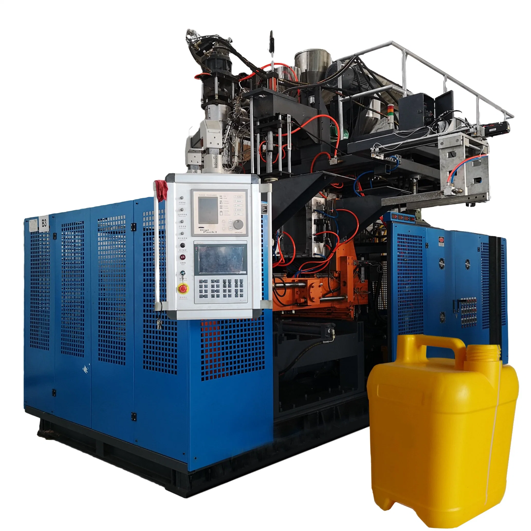 سعر جيد 10L 20L 25L آلة صنع جراكن الزيت البلاستيكية HDPE آلة النفخ بالبثق
