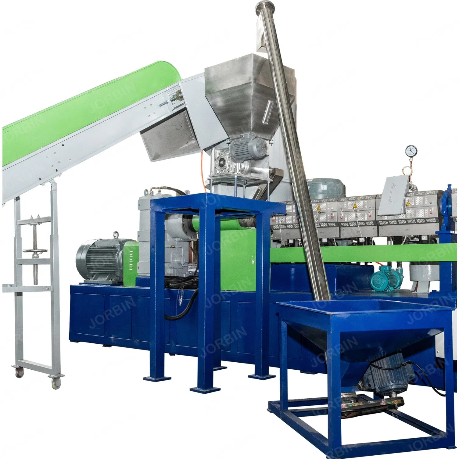 آلة إعادة تدوير أكياس البلاستيك من نوع HDPE وLDPE وPP وآلة تحبيب البلاستيك