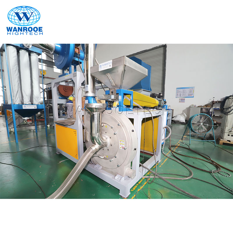 20-120mesh آلة طحن مسحوق البلاستيك لإعادة تدوير PP/PE/Pet/ABS/EVA/PVC/WPC/UPVC HDPE LDPE LLDPE نايلون