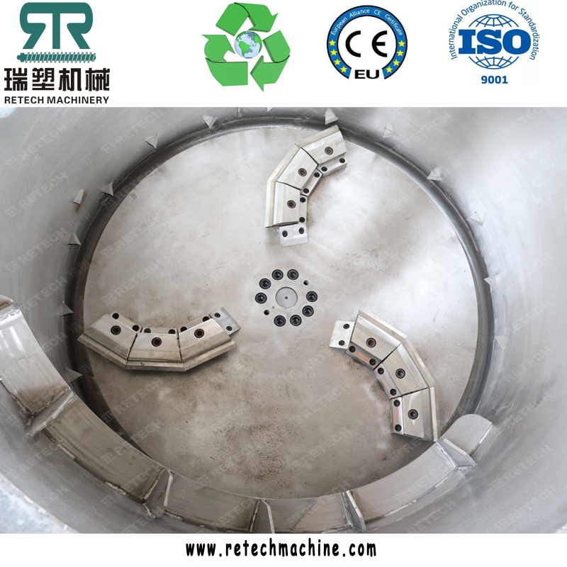 خط إنتاج إعادة تدوير البلاستيك PE/PP/HDPE LDPE LLDPE BOPP/PS/ABS/PET/PVC/EPS/EPE/EPP/PC/فيلم/شبكة/غير منسوجة/حقيبة/ألياف ماكينة التحبيب