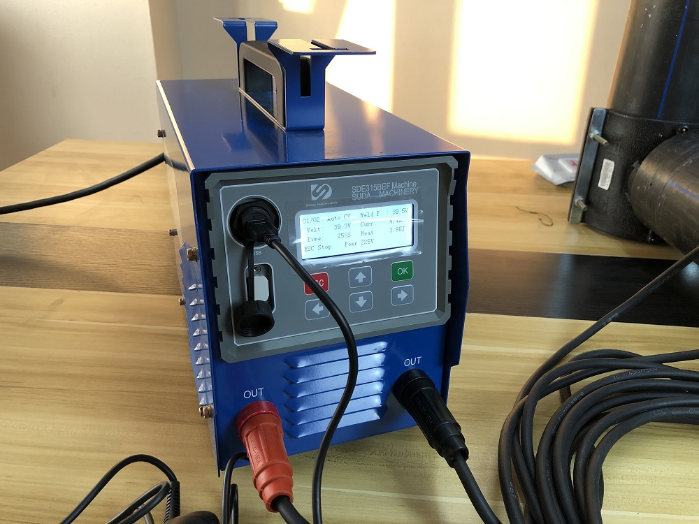 آلة لحام الكتروني لأنابيب البلاستيك HDPE / معدات لحام الكتروني لتجهيزات الكوع HDPE / لحام بالحرارة Welder/1000mm