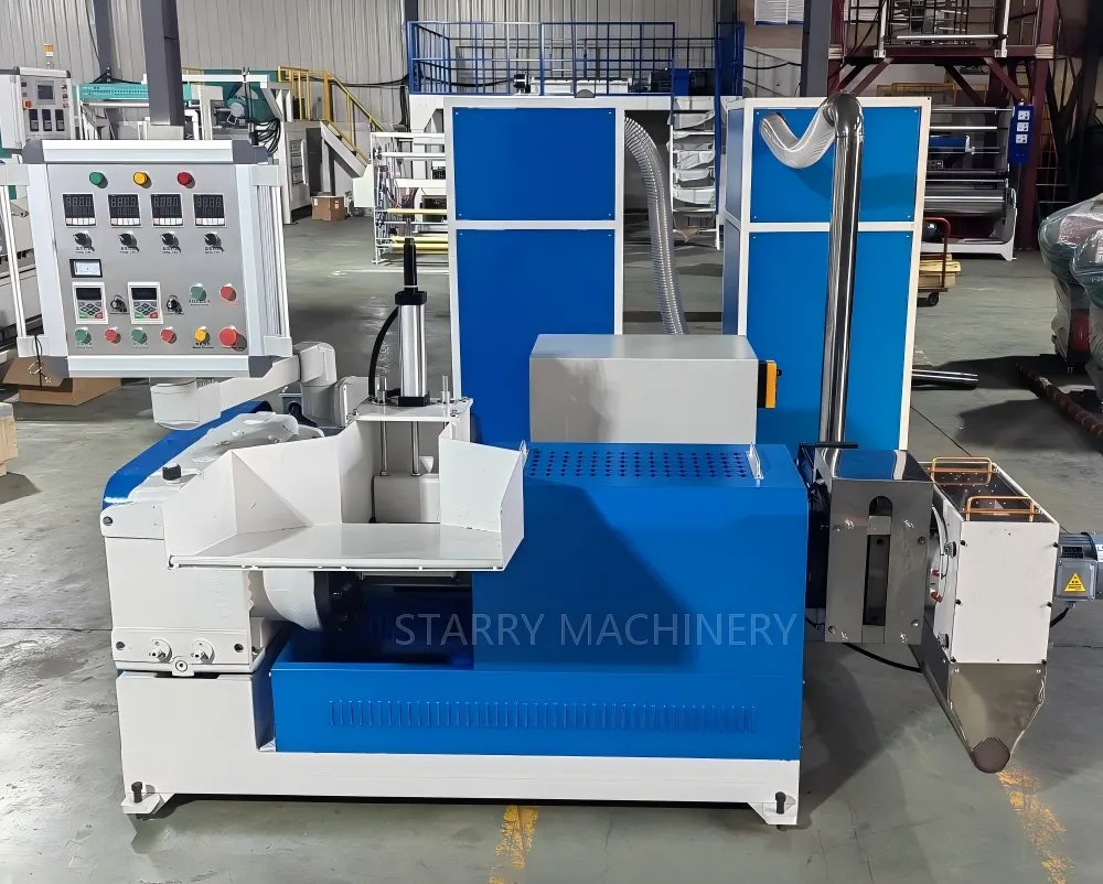 آلة تقطيع البلاستيك لإعادة التدوير في الساعة LDPE HDPE PLA