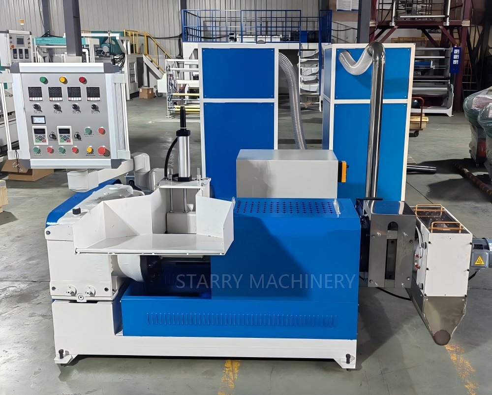 Starry-110 120kg آلة تقطيع البلاستيك لإعادة التدوير في الساعة LDPE HDPE PLA