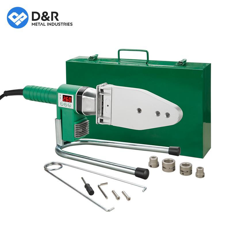 دي آر أفضل سعر 600W أدوات لحام الأنابيب البلاستيكية المحمولة 110V مجموعة أدوات لحام الأنابيب 800W آلة لحام بي بي آر 20~63mm لتجهيزات الأنابيب