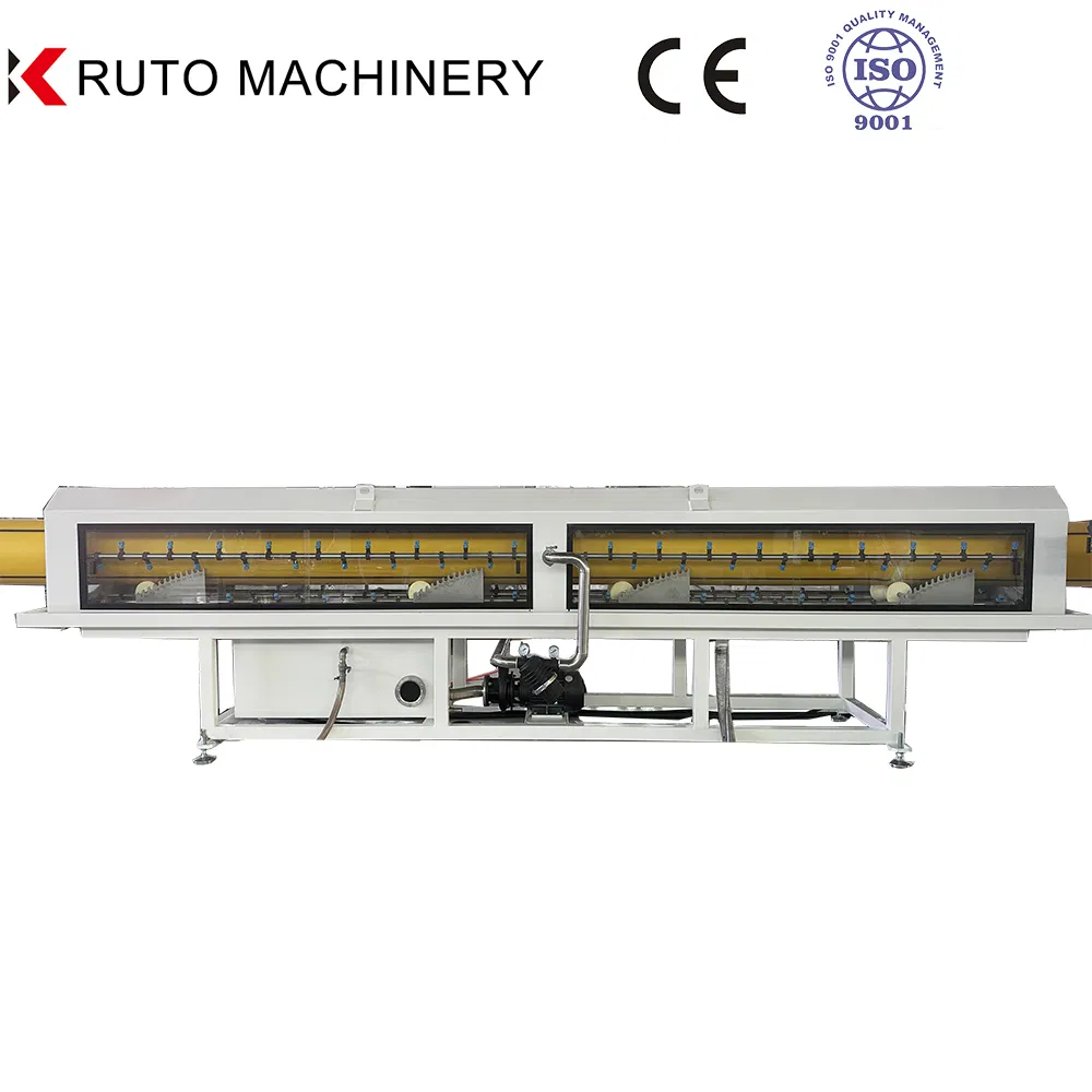 20mm 25mm 32mm 40mm 50mm 63mm 75mm 90mm 110mm خط إنتاج بثق الأنابيب من البولي إيثيلين والبولي بروبيلين والبولي فينيل كلوريد والبولي بروبيلين المقوى ماكينة صنع الأنابيب آلات بلاستيكية