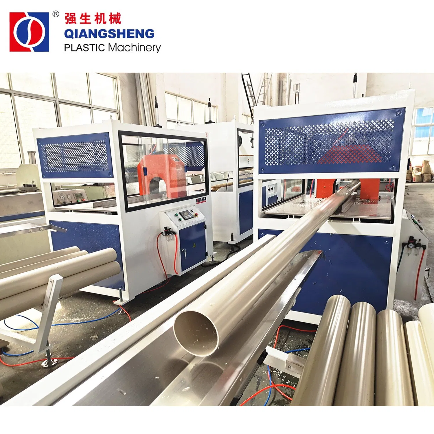 Sjsz65/132 خط إنتاج كامل من PVC آلة بثق أنابيب المياه UPVC