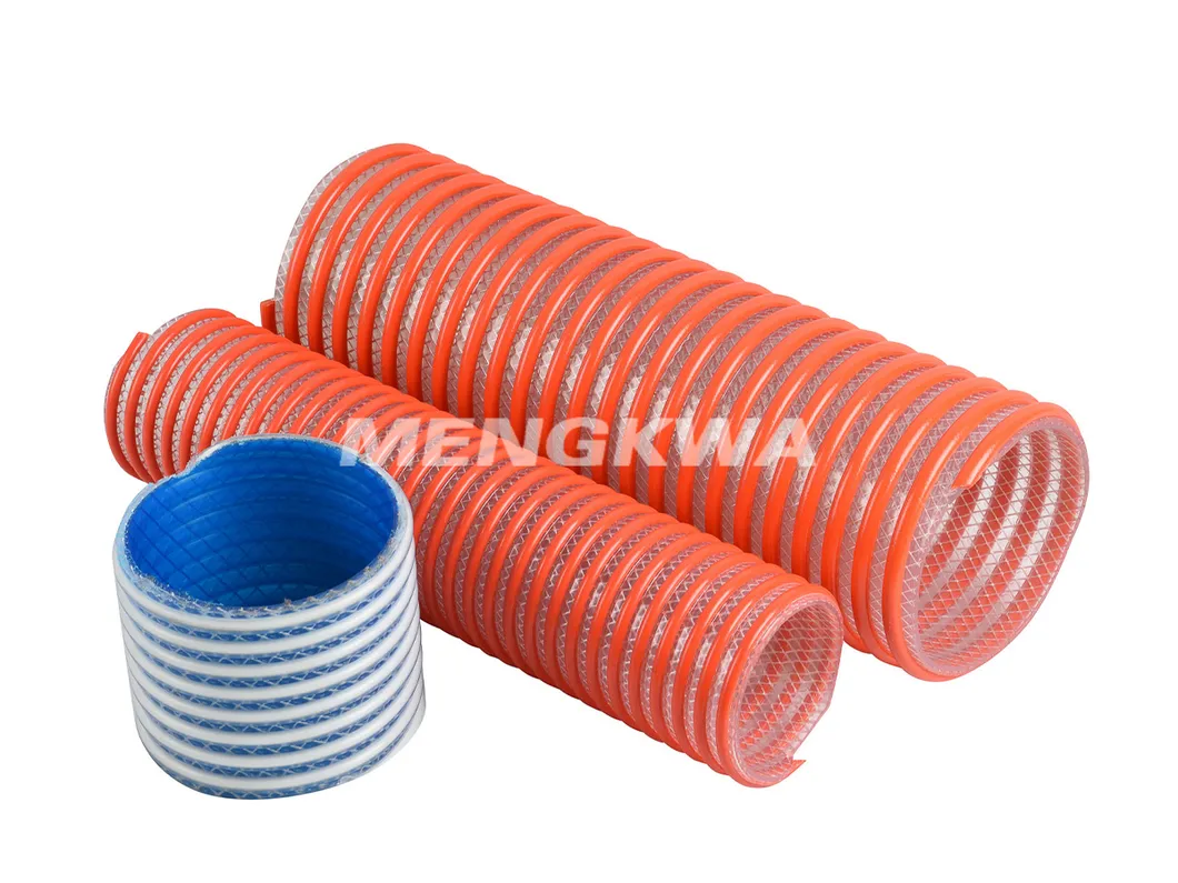 خط إنتاج خرطوم شفط PVC بجودة تلقائية، آلة تصنيع أنابيب مرنة حلزونية باستخدام برغي مفرد