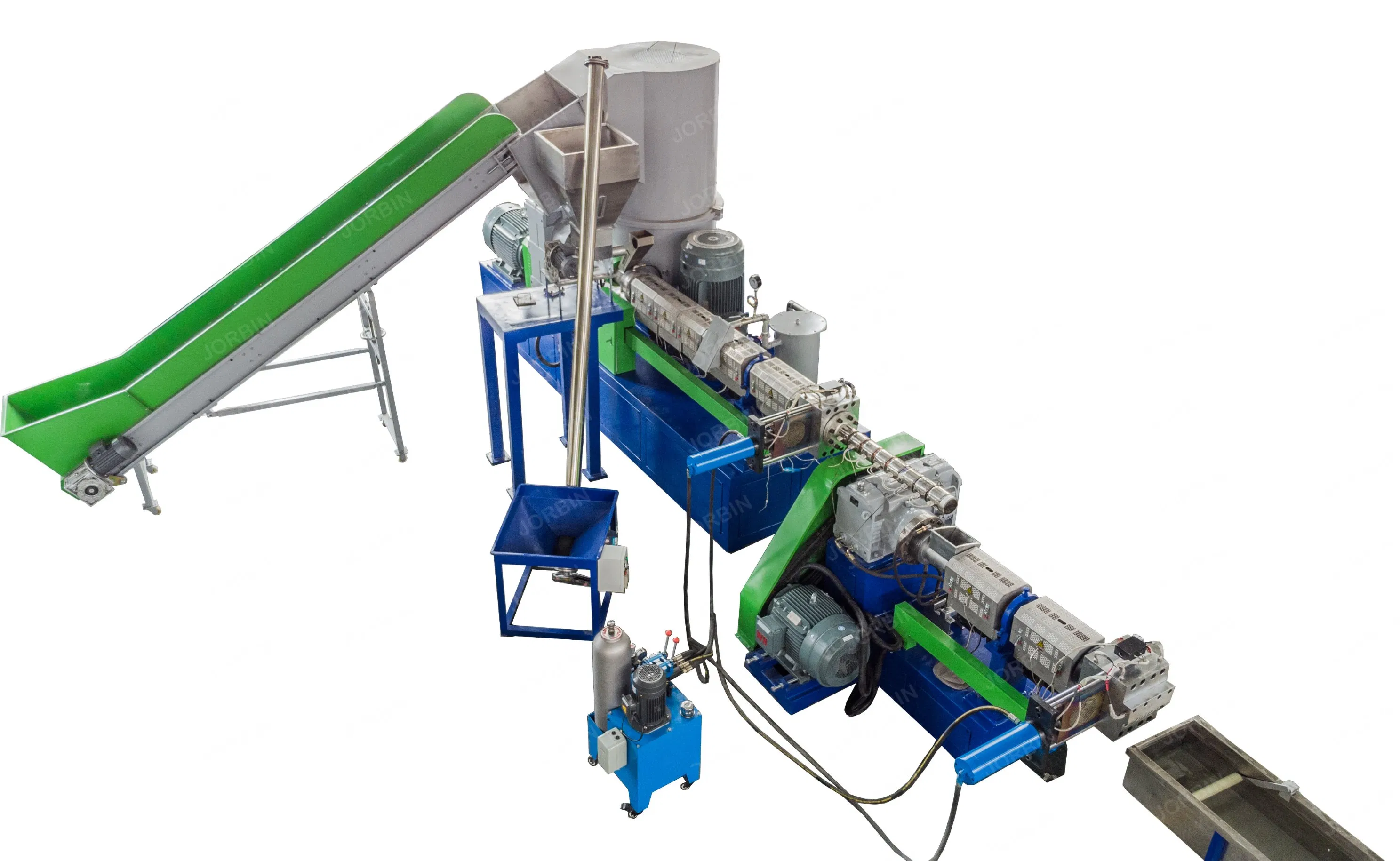 آلة إعادة تدوير أكياس البلاستيك من نوع HDPE وLDPE وPP وآلة تحبيب البلاستيك
