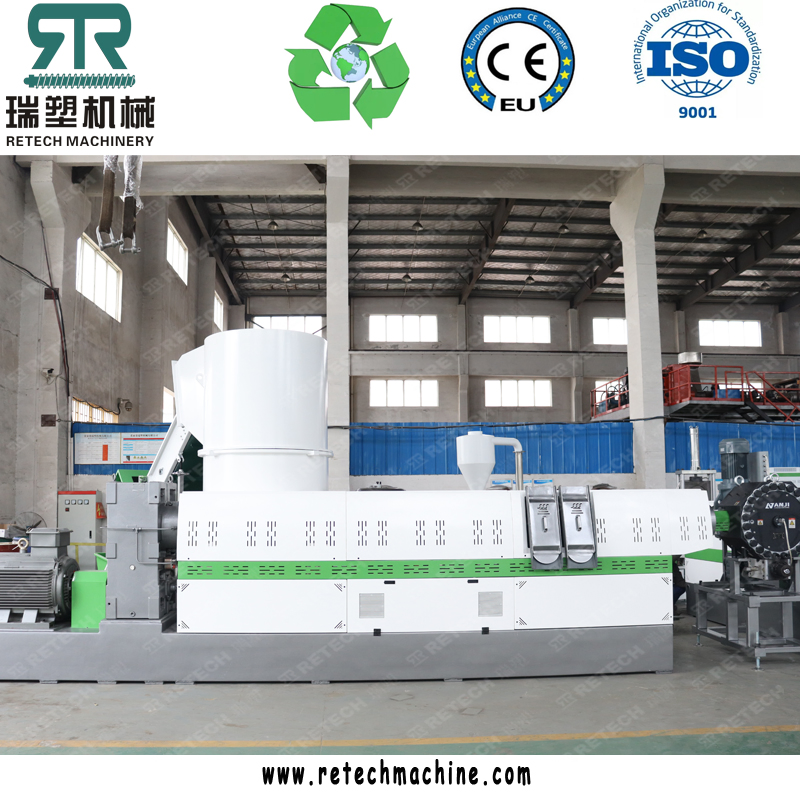 خط إنتاج إعادة تدوير البلاستيك PE/PP/HDPE LDPE LLDPE BOPP/PS/ABS/PET/PVC/EPS/EPE/EPP/PC/فيلم/شبكة/غير منسوجة/حقيبة/ألياف ماكينة التحبيب