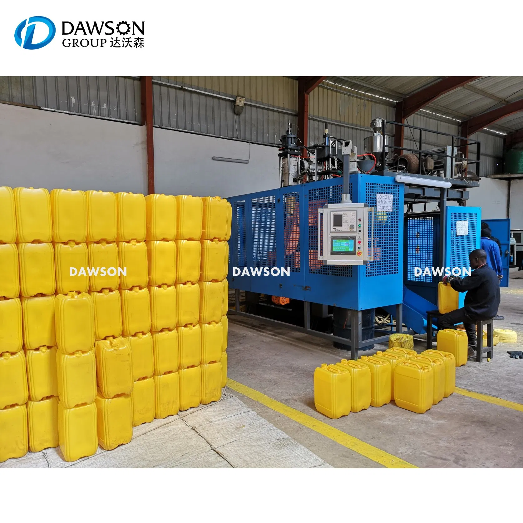 سعر جيد 10L 20L 25L آلة صنع جراكن الزيت البلاستيكية HDPE آلة النفخ بالبثق