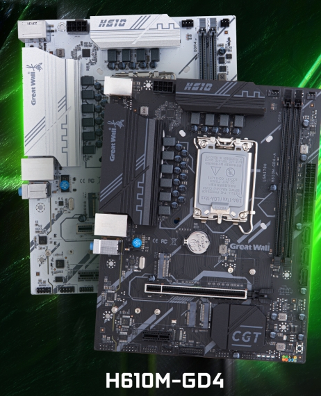 Computer Motherboard LGA1700 Processor H610 Chipset 2 DDR464GBPCI for H610 Computer Motherboard