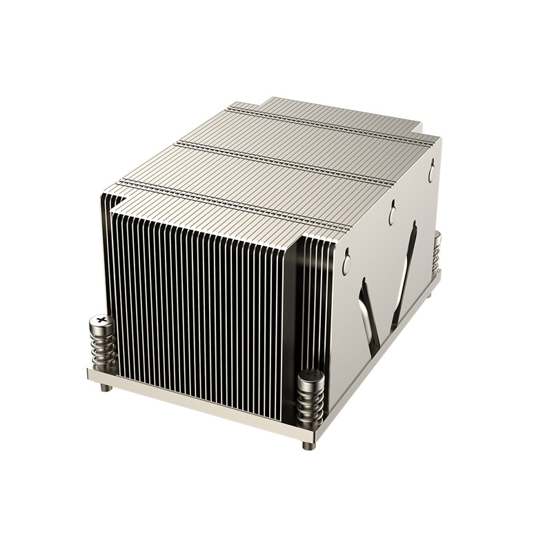 Processor Heatsink LGA4926 300W Server Heatsink 2U Server CPU Cooler Copper Aluminum Sheet 5 Heat Pipe