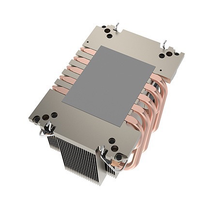 300W LGA 4677 Desktop 2U Server Laptop CPU Heat Sink Cooler Cooling Fan with 4-pin