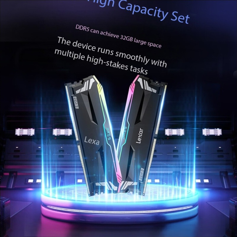 Desktop DDR5 ECC 32GB 1333MHz Gaming RGB Memory Module for Rexar Ares Blade-in Stock