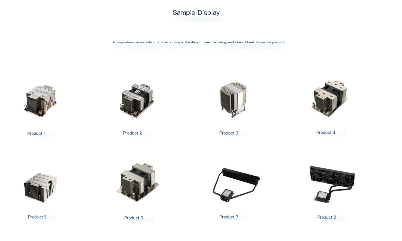 AMD SP3 1U Server Heat Sink 8