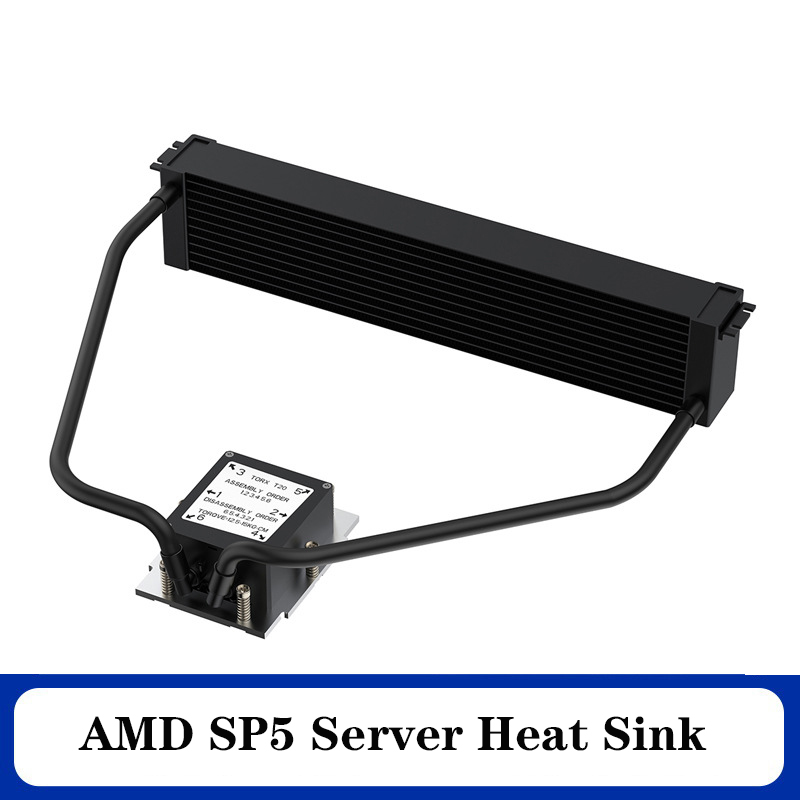 Hot Selling  SP5 Server Heat Sink 2U Server Integrated Water Cooler Passive CPU Server