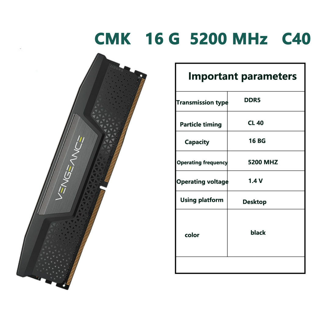Suitable for Pirate Ship Revenge CMK DDR5 Series 16G 5200MHz  Desktop RGB Memory