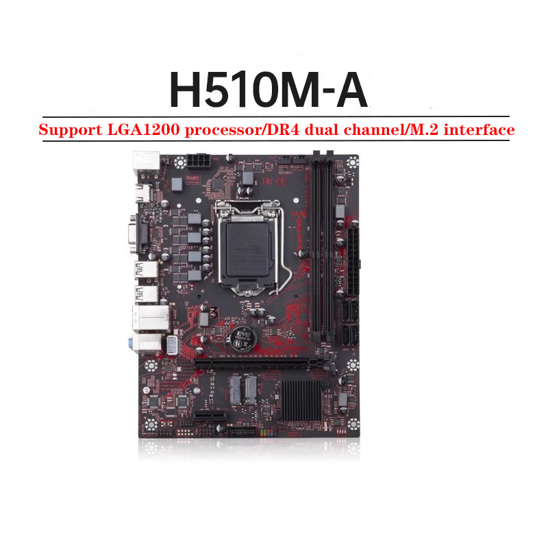 Computer Motherboard H510M-A I5 10400F DDR4 Xianglong 400 Battle Edition for Core Motherboard Desktop Computers
