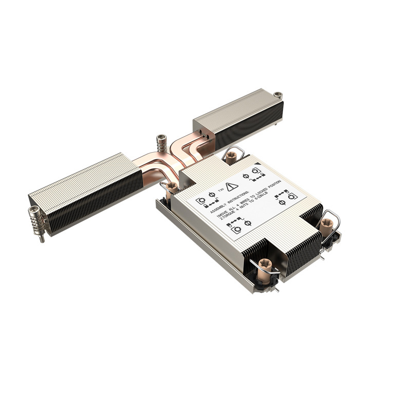 Passive Extruded Aluminum Radiator LGA4677 Server Radiator CPU Air-cooled Radiator