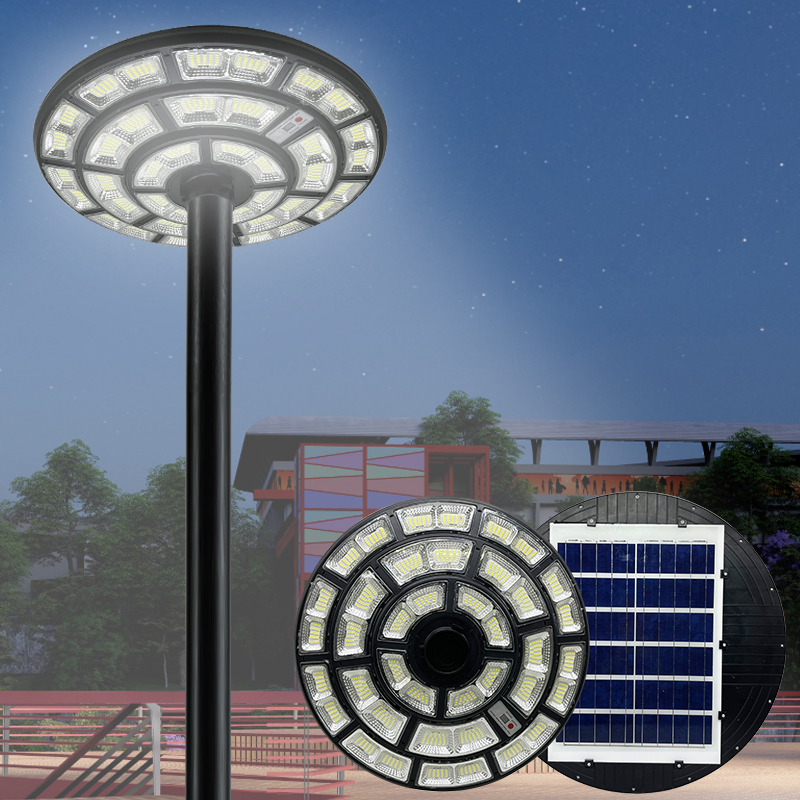 Hot Sale Design Solar Charging 500W 1000W IP65 ABS Light Remote Control Waterproof Solar Street Light