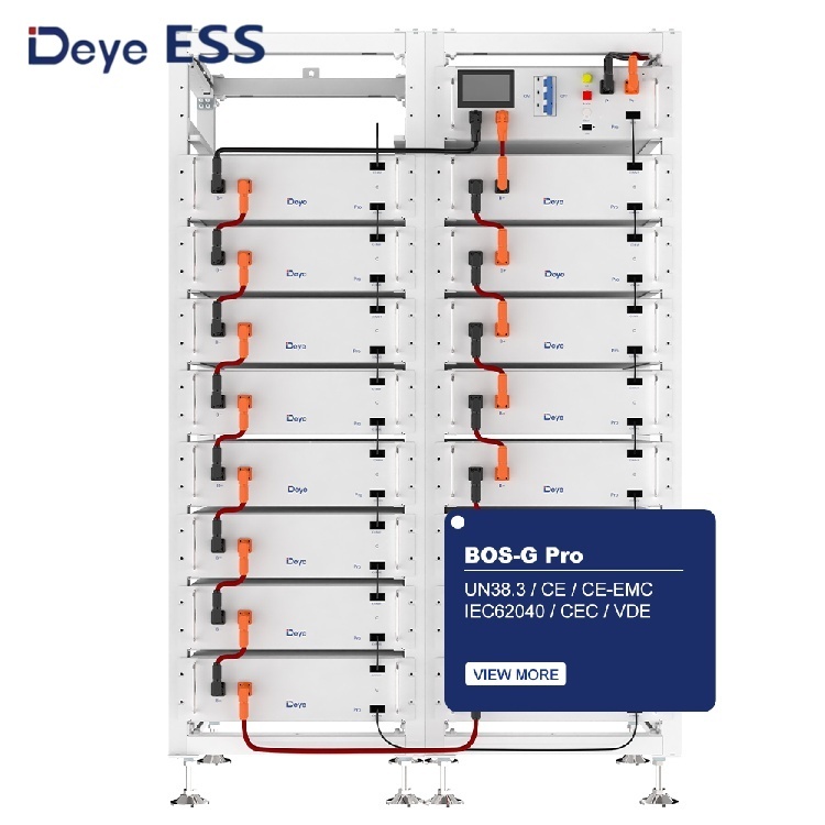 Deye Battery 50KWH 60KWH Battery BOS-G Pro LiFePO4 51.2V 100Ah 5.12kwh Energy Storage Deye Lithium Batteries