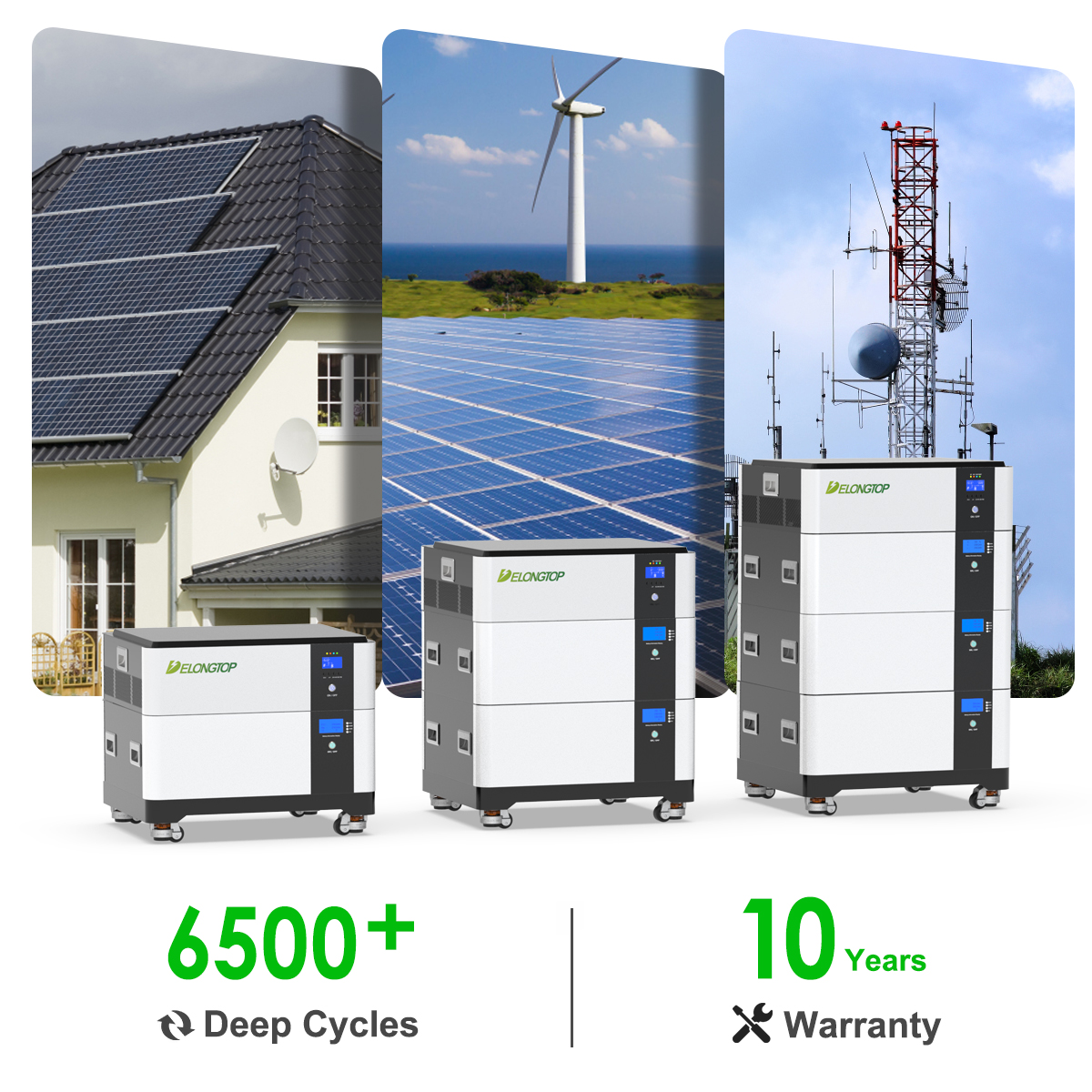 6000 Cycles 51.2V 30kwh 45kwh 60kwh LiFePo4 Lithium Back Up Battery With 10KW/12KW Inverter Solar System Home Energy Storage
