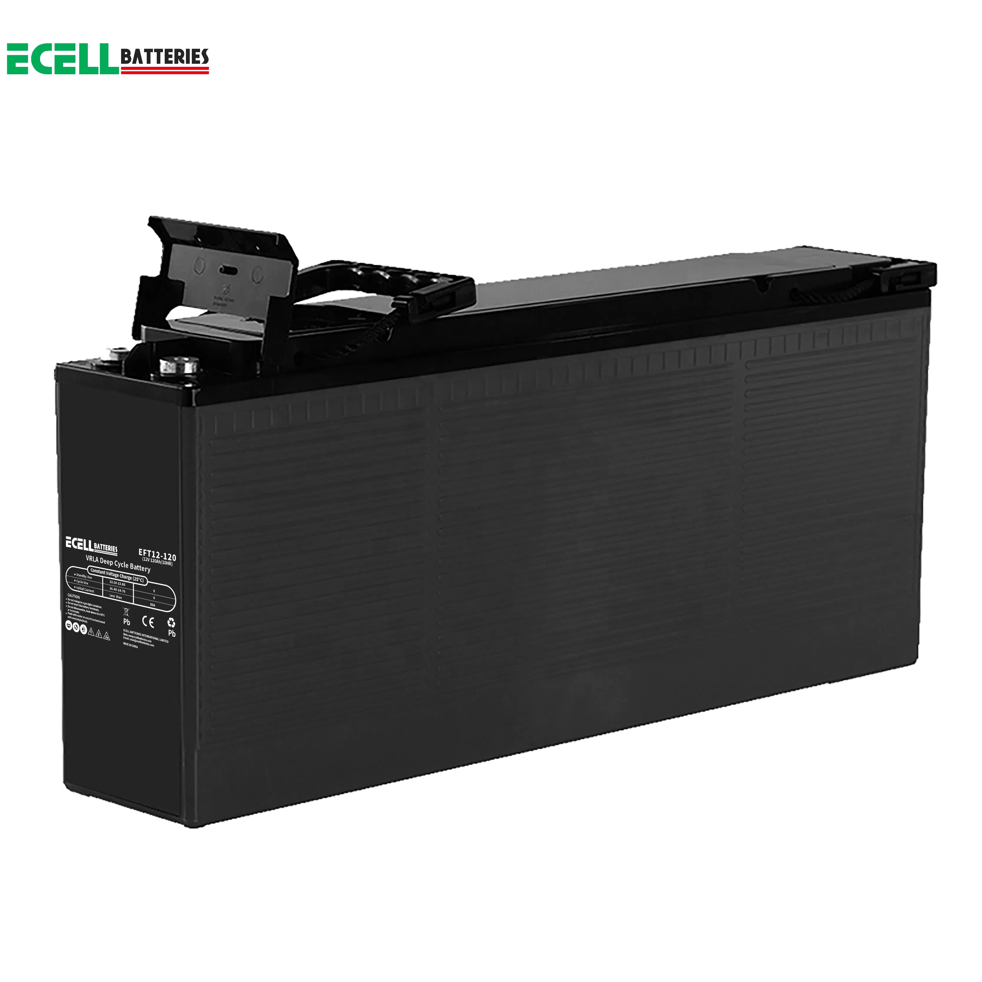 Reliable 12V 80ah Lead-Acid Front Terminal Battery Built for Mission-Critical Telecommunications Infrastructure